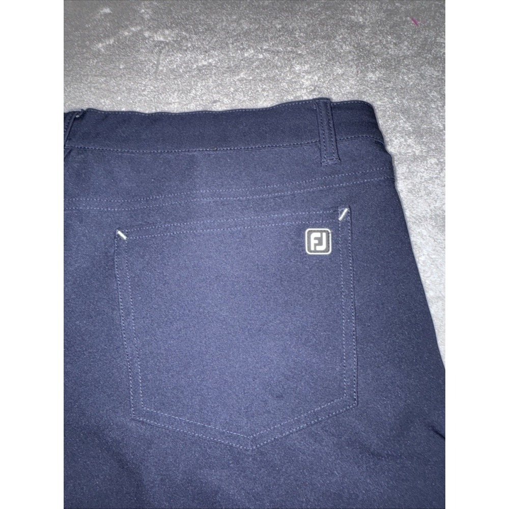 FootJoy Men 36-30 Golf Pants Navy Athletic Fit Performance Stretch 5-Pocket NWOT - Picture 11 of 15